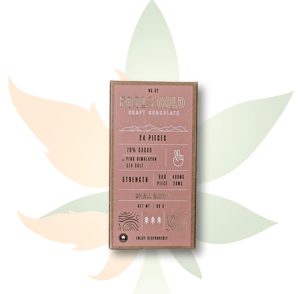 Fools Gold- Sea Salt chocolate bar-480mg
