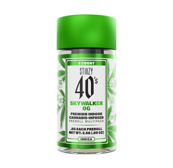 STIIIZY - .5G 40s PREROLL MULTI PACK - SKYWALKER OG - 2.5 g