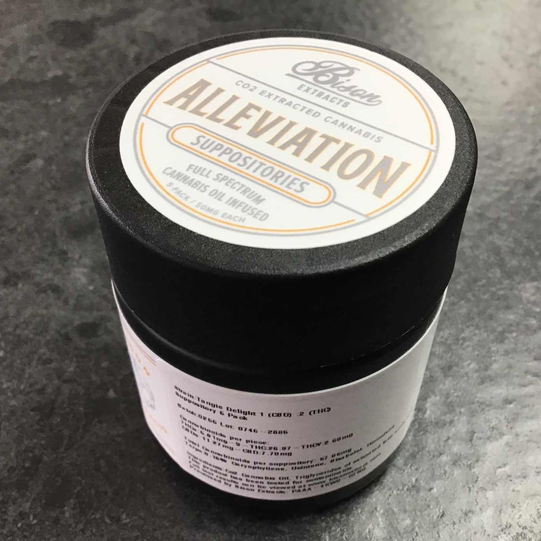 Bison Alleviation - Suppositories 250mg