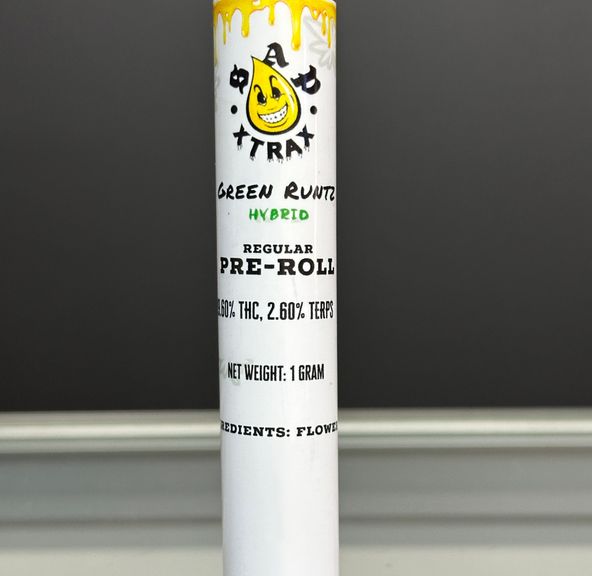 Green Runtz - Full Flower Preroll by Sap Xtrax