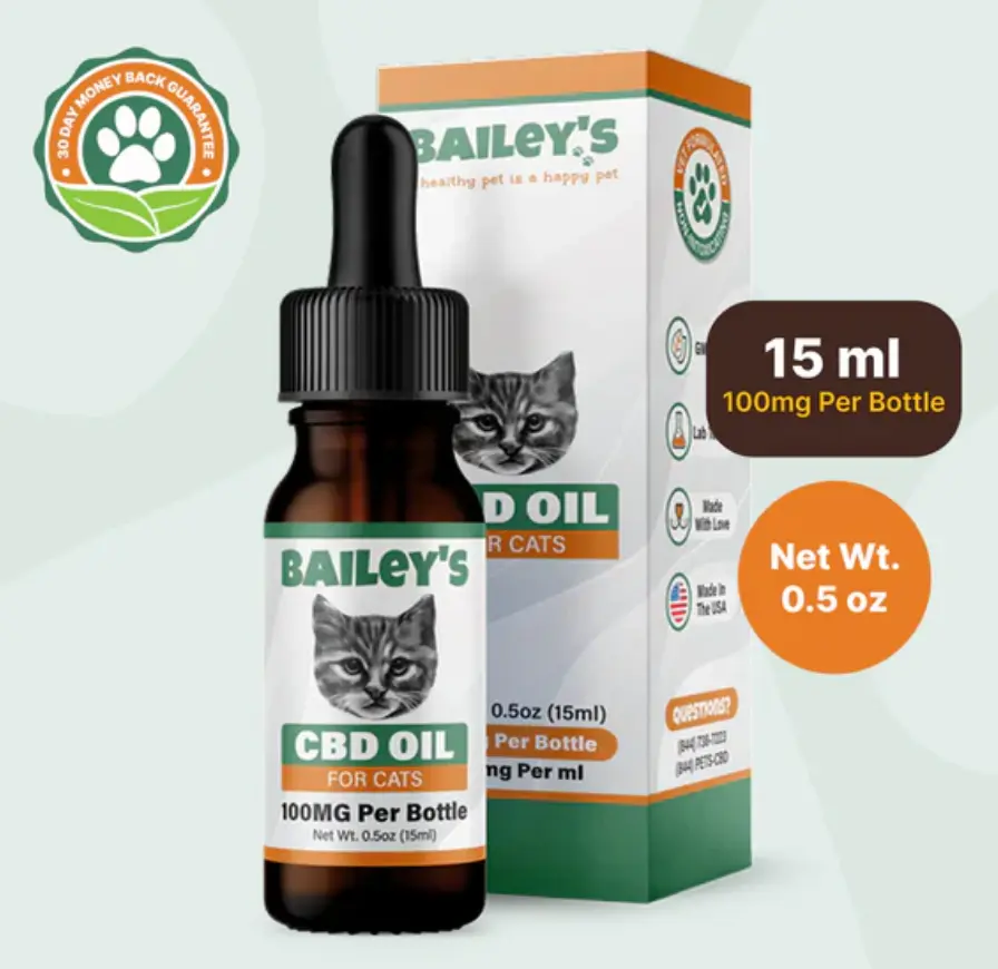 BAILEY'S CBD TINCTURE CAT 100MG