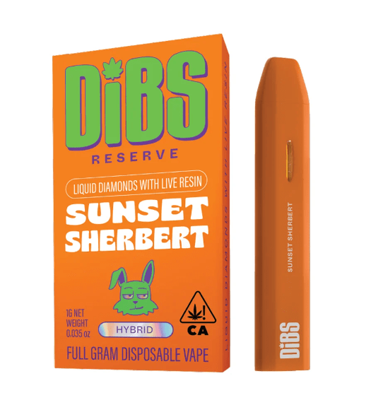 Dibs Reserve AIO Vape Sunset Sherbert 1g