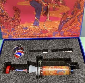 AFG Distribution- Sunset Dance- Grateful Dead x Pulsar- Vapor Vessel & SYF Dab Dish- 9.25"-