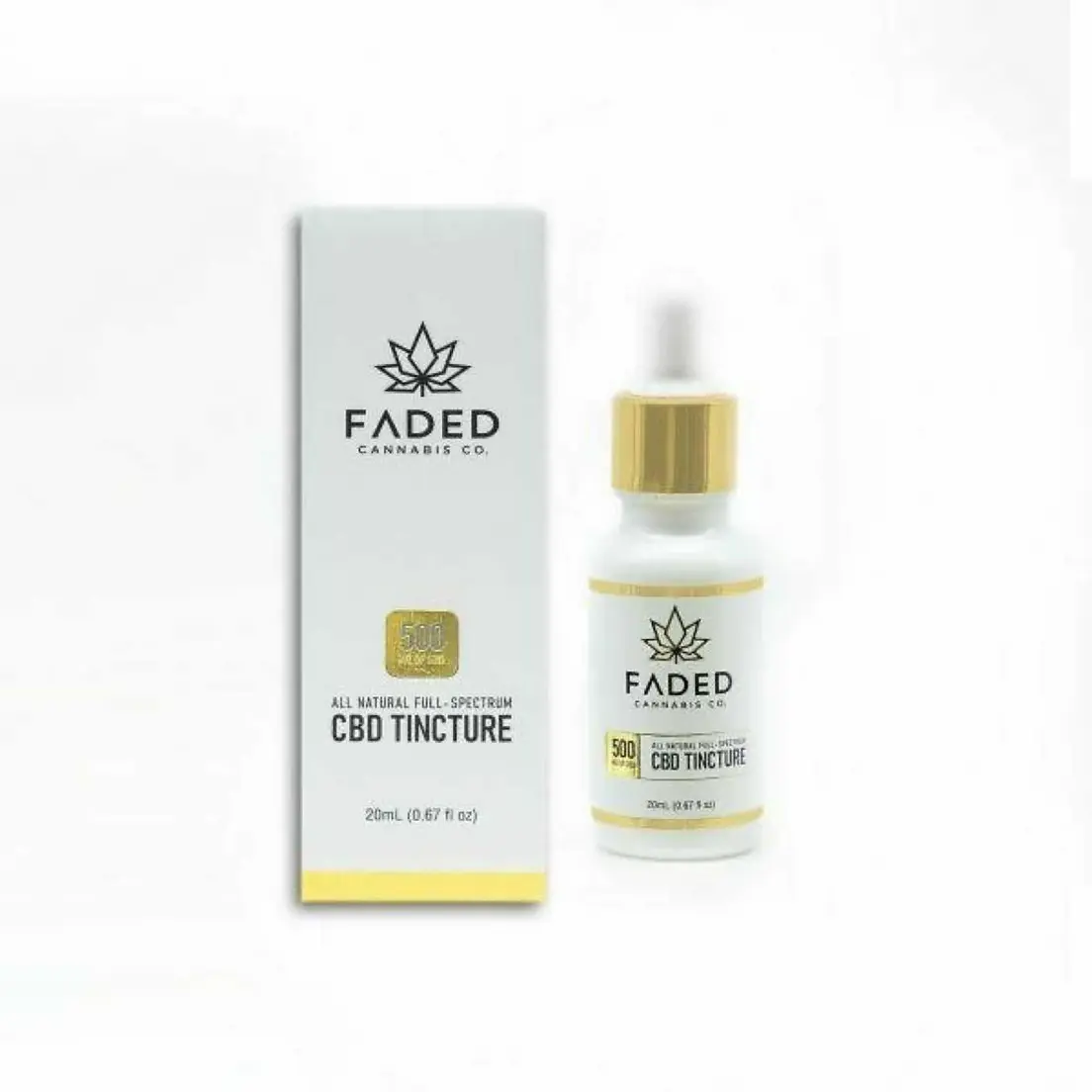 Faded CBD Tincture - 500mg