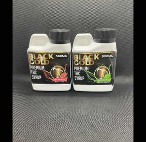 Black Gold Premium THC Syrup Green Apple 500mg