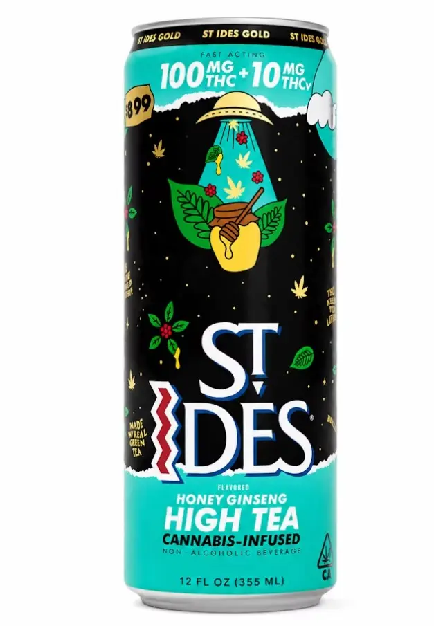St. Ides Tea Honey Ginseng 100mg THC / 10mg THCV