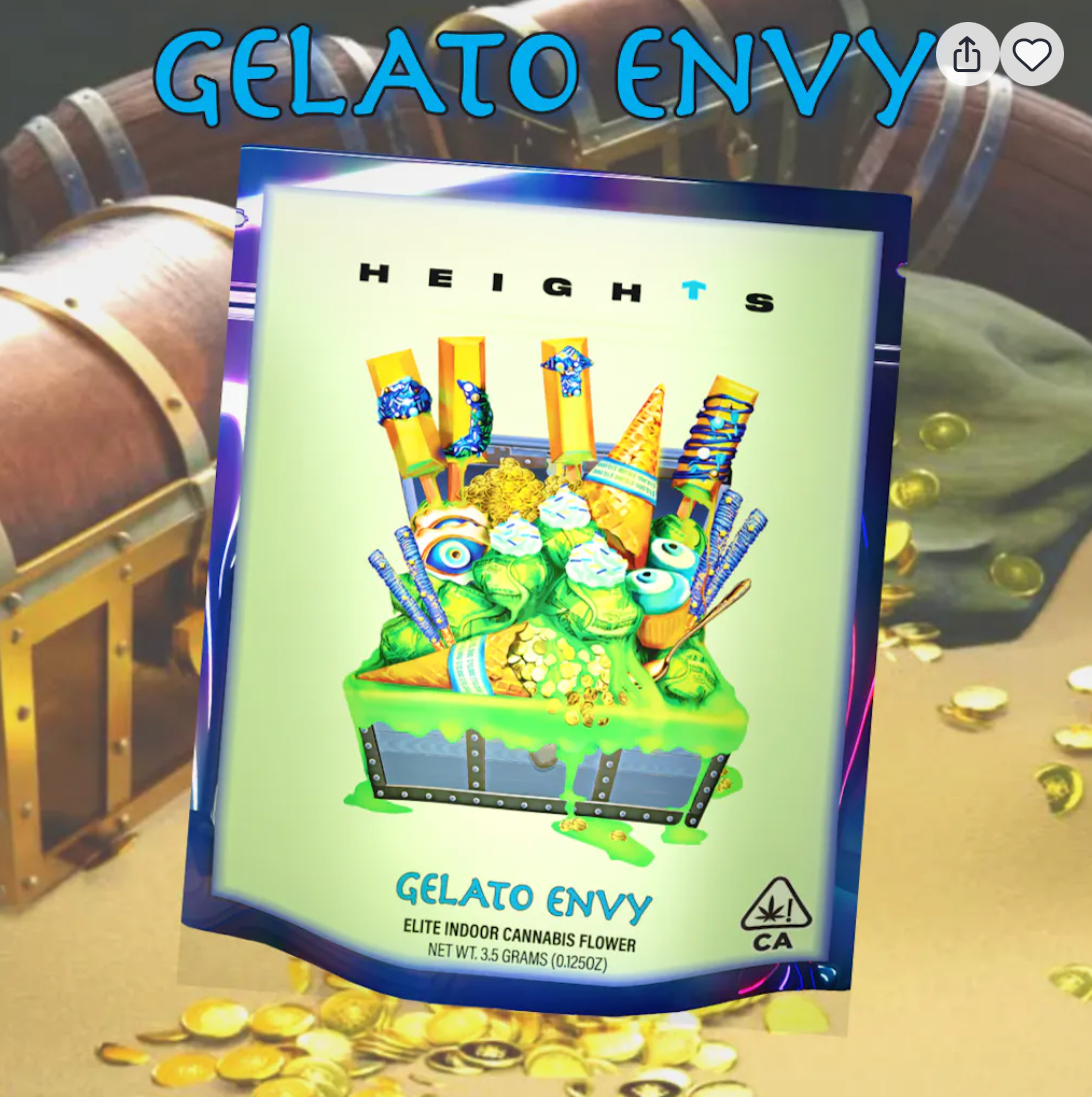 Heights 3.5G Flower Gelato Envy