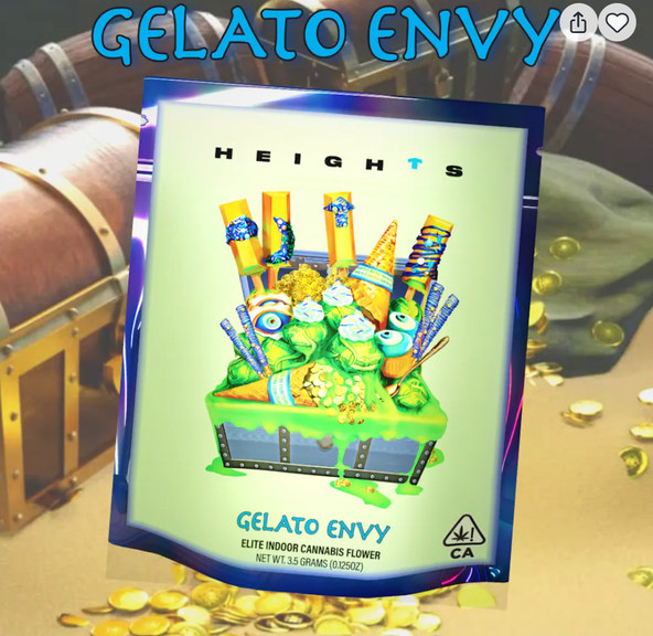 Heights 3.5G Flower Gelato Envy