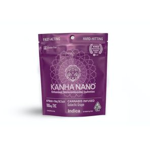 KE - THC - Indica NANO Galactic Grape 100mg (10 mg/each)