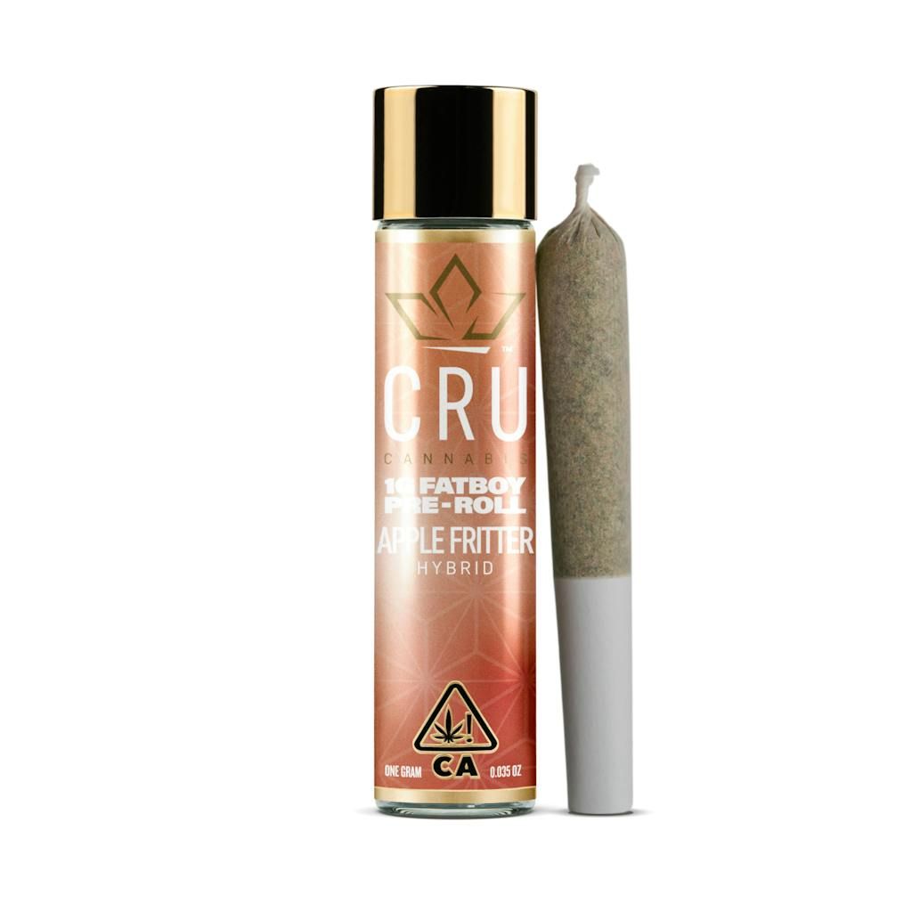 CRU Cannabis - Apple Fritter (1G Fatboy Pre-Roll) 1g