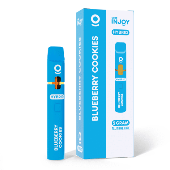 Cure Injoy - Vape Dispo - [Distillate] - Blueberry Cookies - 2g