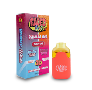 Faded Fruits Liquid Diamonds & Live Resin Disposable 2g - Berry White (H) x Raspberry Sorbet (H)