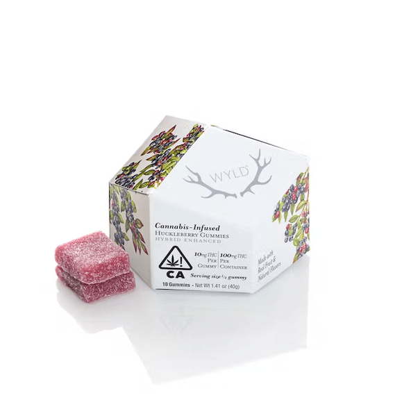 Wyld Fruit Chews Huckleberry 100mg