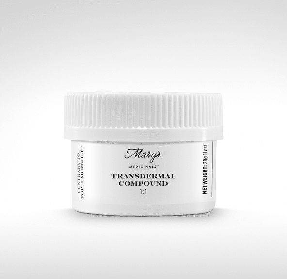 Mary's Medicinals Topical Transdermal Compound Large 1:1 500mg/500mg