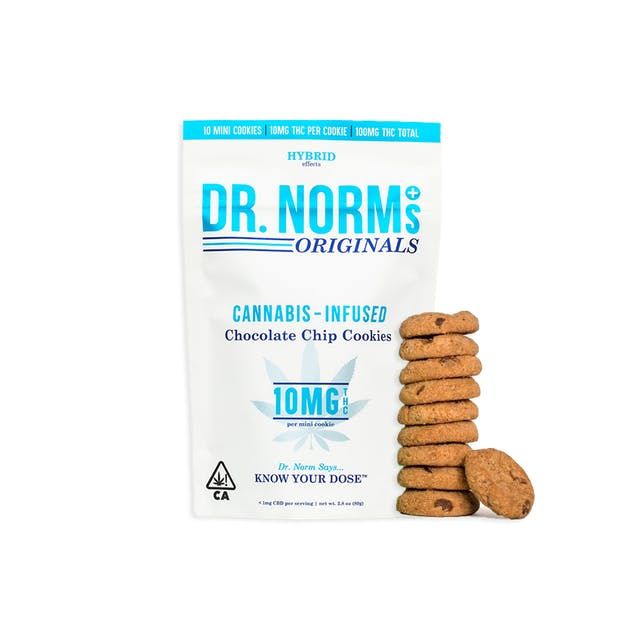 100mg (10 Pack) Chocolate Chip Cookies - DR. NORMS