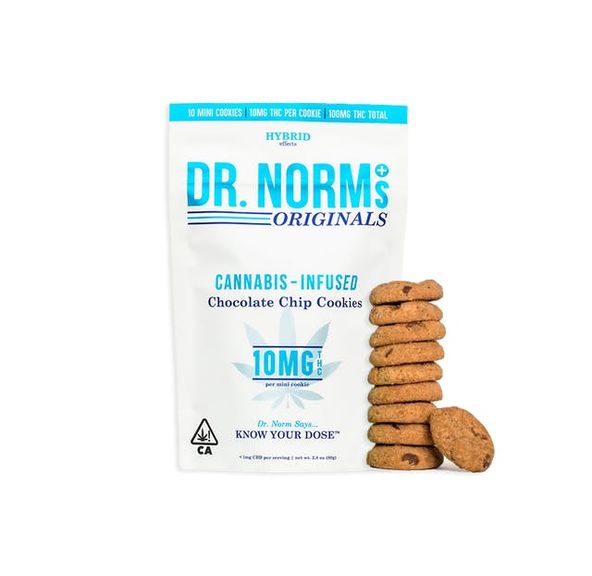 100mg (10 Pack) Chocolate Chip Cookies - DR. NORMS