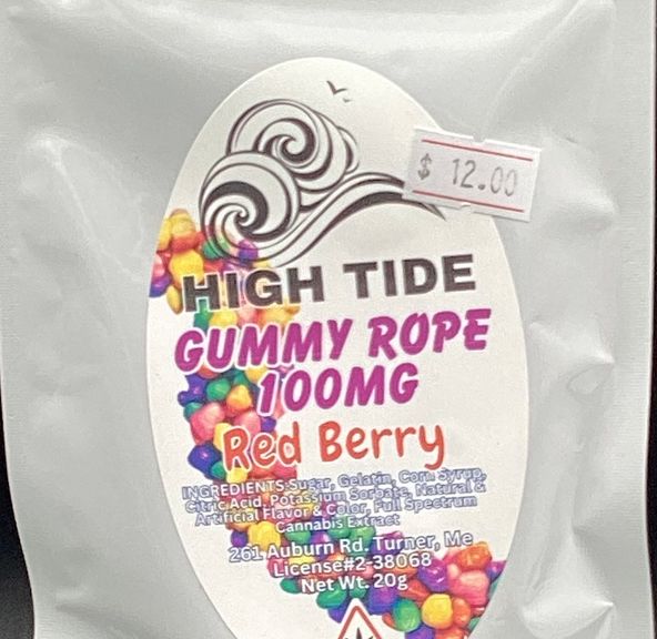 High Tide- Red Berry- Nerd Rope- Gummies- 100MG
