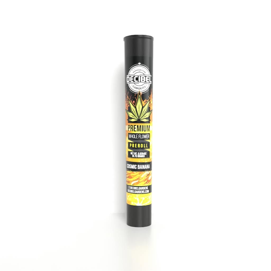 Decibel Gardens - Cosmic Banana - Preroll - .75g