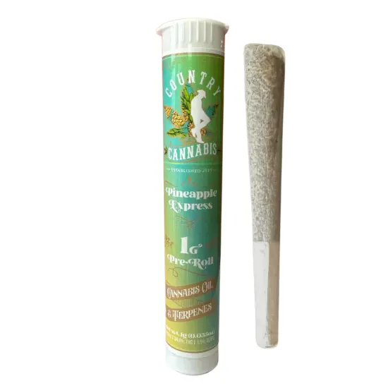 Country Cannabis - 1g Infused Pre-Roll - Pineapple Express (Sativa)