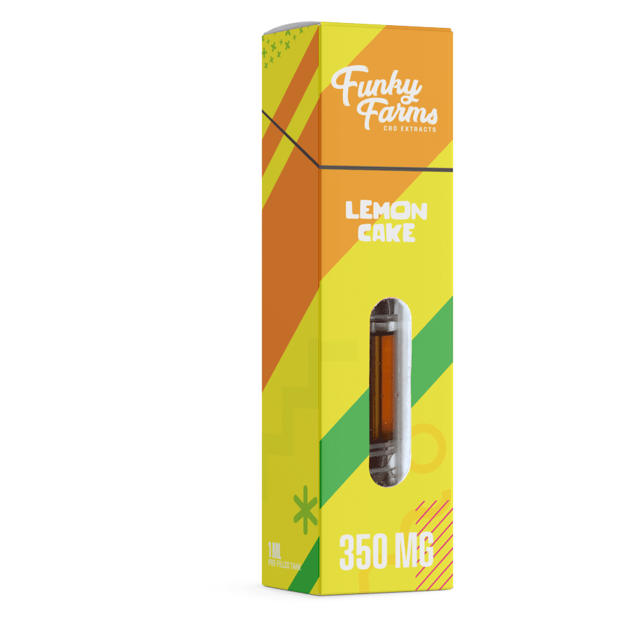 FUNKY FARMS Lemon Cake CBD VAPE CARTRIDGE - 350MG