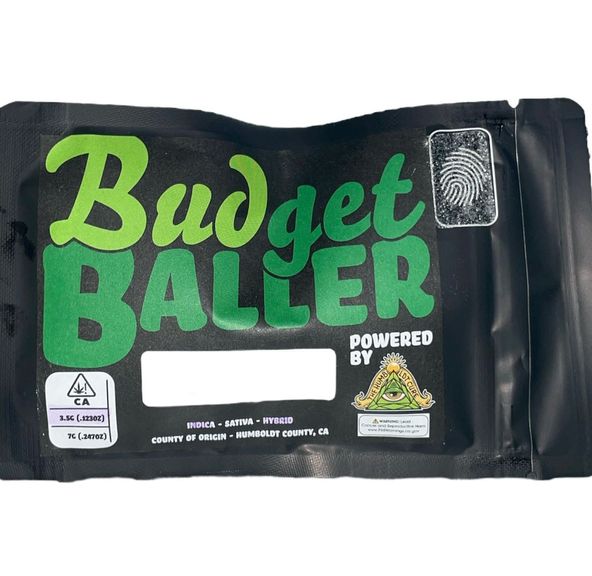B. Budget Baller by Humboldt Cure 3.5g Flower - Quality 6.5/10 - Krypto