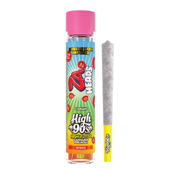 High 90s | Infused Preroll | 1g | Bubble Hash | Za Heads