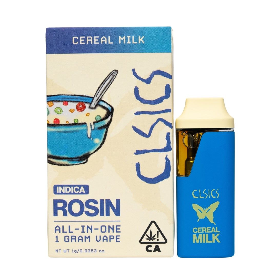 CLSICS Live Rosin AIO Vape Cereal Milk 1g
