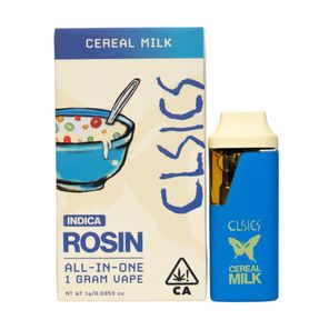 CLSICS Live Rosin AIO Vape Cereal Milk 1g