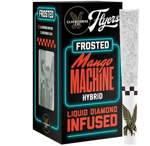 Claybourne Co. - Mango Machine Flyers Frosted Infused Pre-Rolls - 5ct