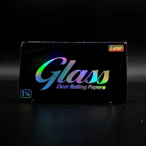 Glass Clear Rolling Paper (1 1/4)