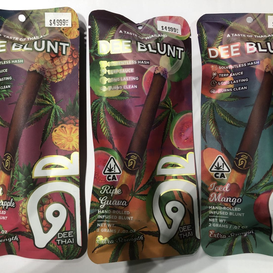 D. Dee Thai 2g Hash+Terp Sauce Infused Blunt - Iced Mango (H)