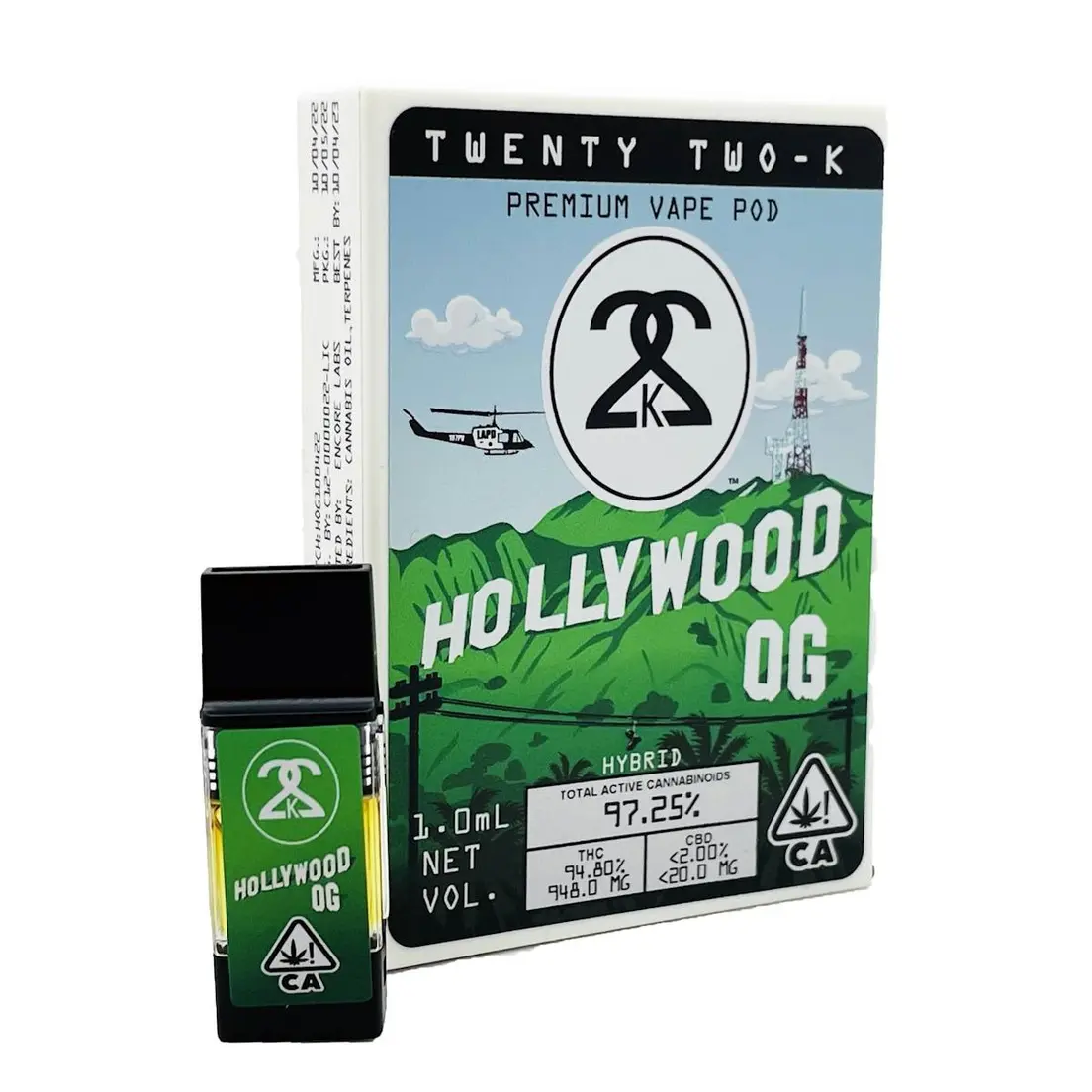 22K - Hollywood OG Pod - 1.0g