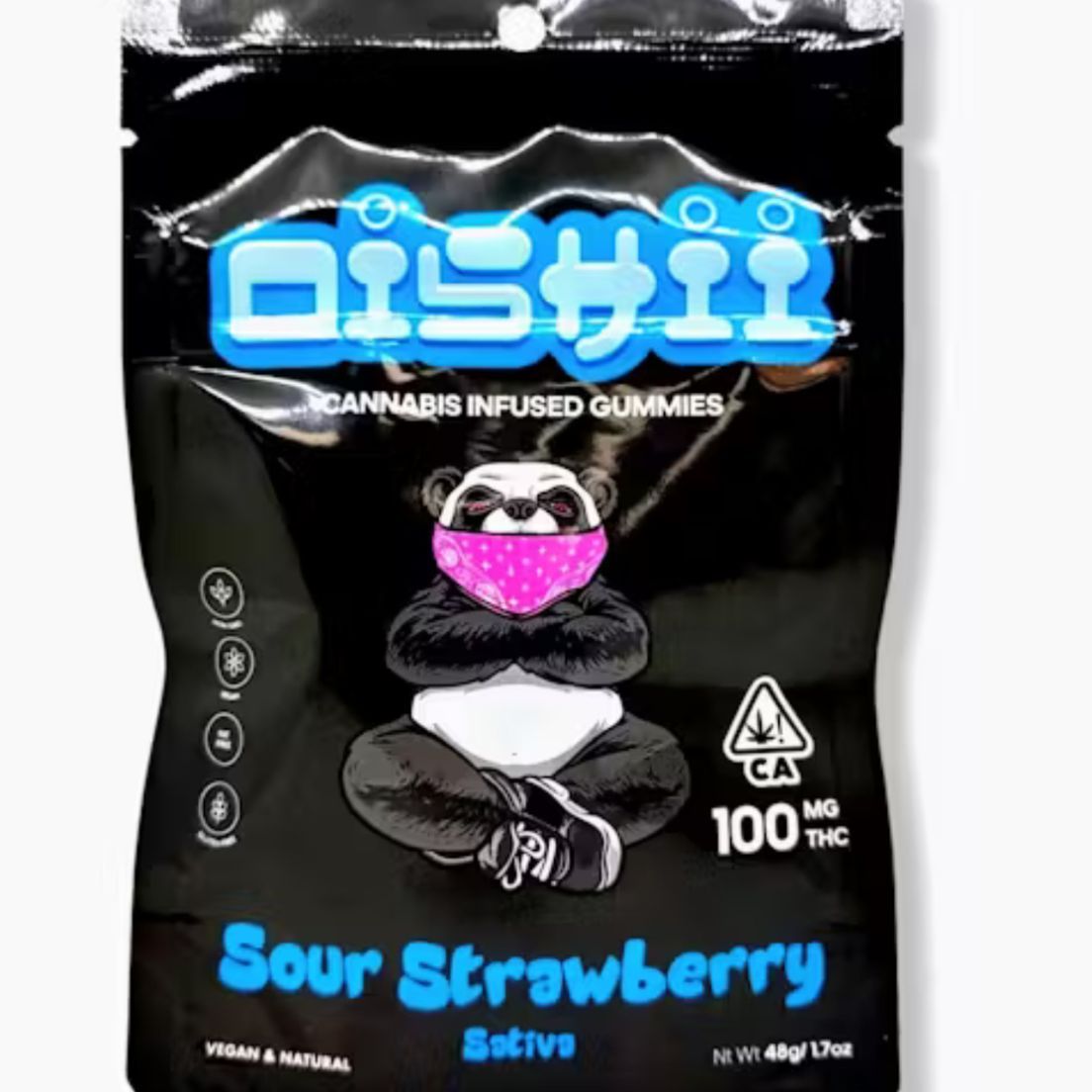 Sour Strawberry Gummies 100mg