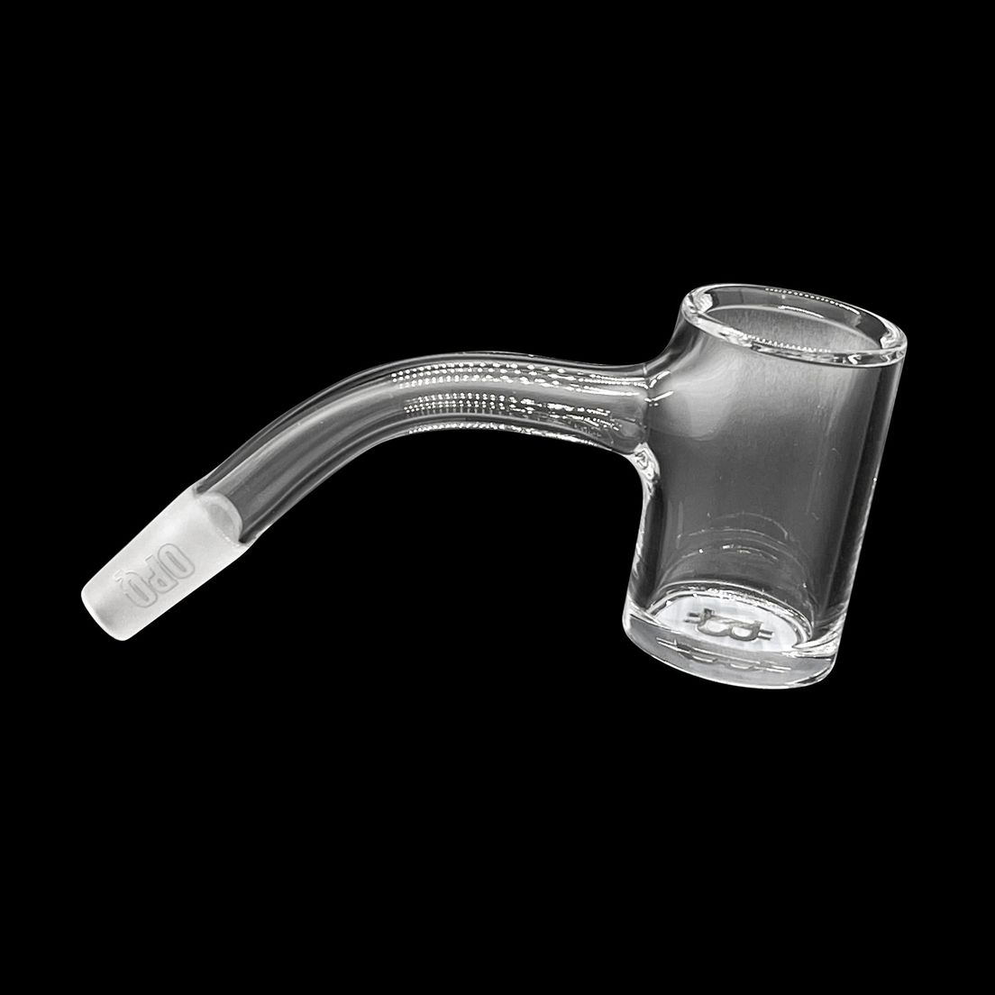 ON POINT QUARTZ - “TETRA-H” 25MM BEVELED TOP WITH 4MM THICK BOTTOM QUARTZ BANGER HQ 10/45