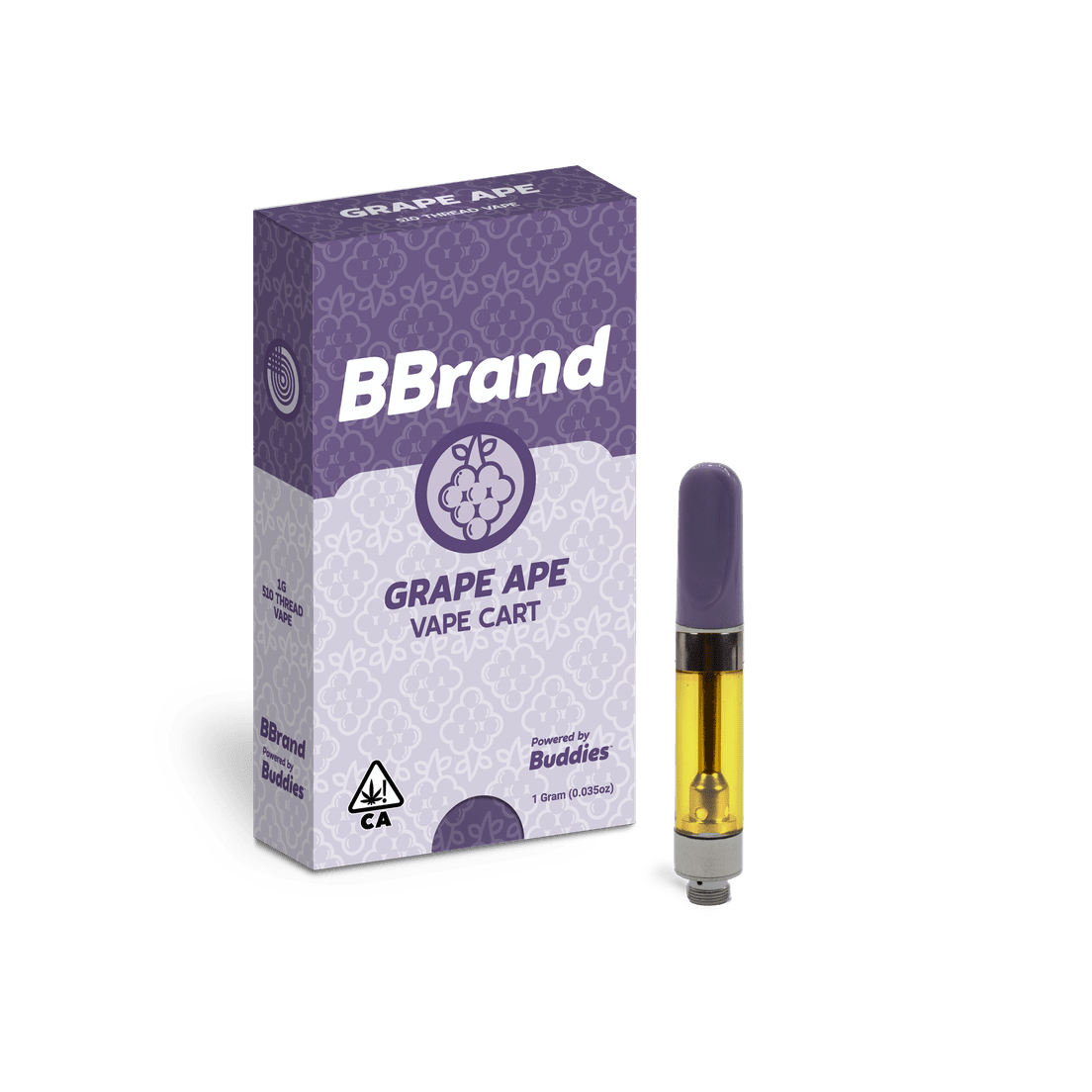 BBrand Grape Ape 1g Vape Cart