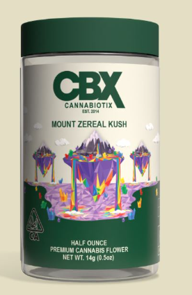 CANNABIOTIX MOUNT ZEREAL KUSH 14G FLOWER HYBRID