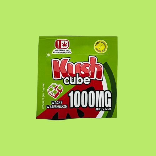 KUSH CUBE WACKY WATERMELON GUMMY 1000MG