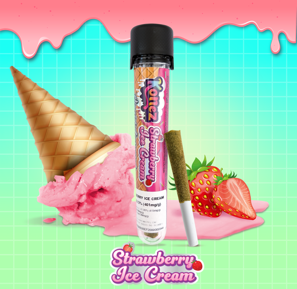 Strawberry Ice Cream Infused Pre Roll 1.2g