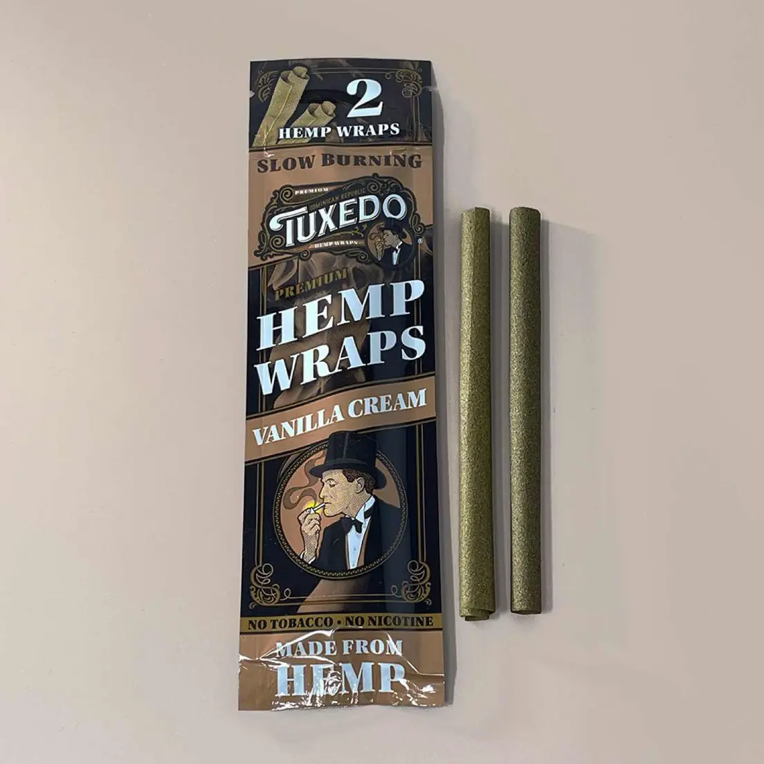 Tuxedo Wrap Vanilla Cream 2pk