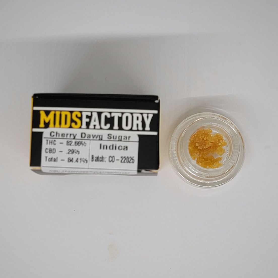 1g Cherry Dawg (Indica) Sugar - MidsFactory