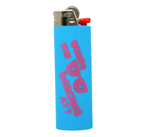 Kolas Branded Bic Lighter Beaches Blue