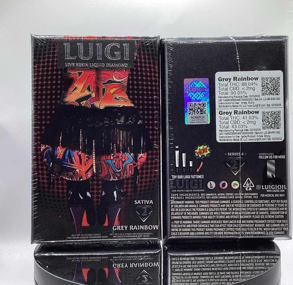 Luigi - Disposable - Grey Rainbow - 2G
