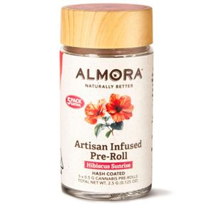 Almora - (x5) .5g Artisan Infused Prerolls - 2.5g - Hibiscus Sunrise