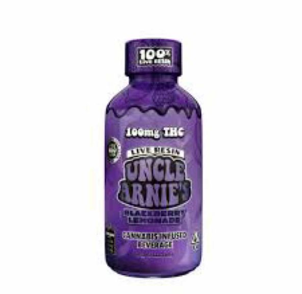 Uncle Arnies - 100mg Live Resin Beverage (Blackberry Lemonade)