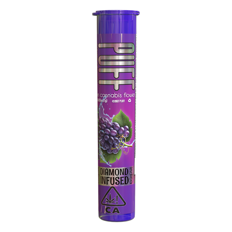 PUFF- GRAPENESS 1G DIAMOND INFUSED PREROLL