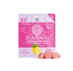 Kanha: CBD Infused Gummies - Pink Lemonade (1:1), 100mg