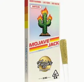Fuzzies - Diamonds 5 - Pack Infused Pre - Rolls - Mojave Jack - Sativa - 2.5 g