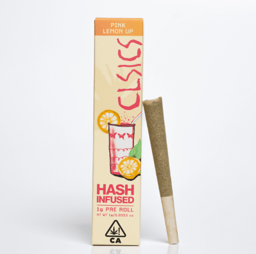 CLSICS Hash Infused Pre-roll Pink Lemon Up 1g