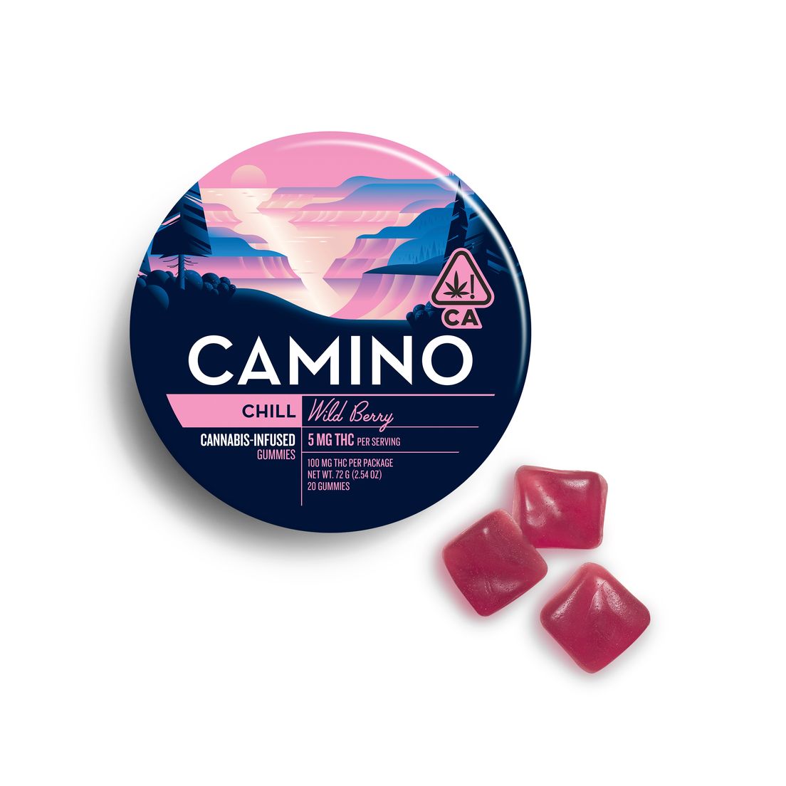 Camino Gummies Wild Berry 100mg