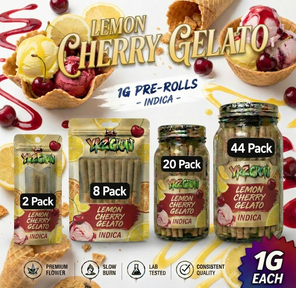 Lemon Cherry Gelato 1G Pre-Rolls